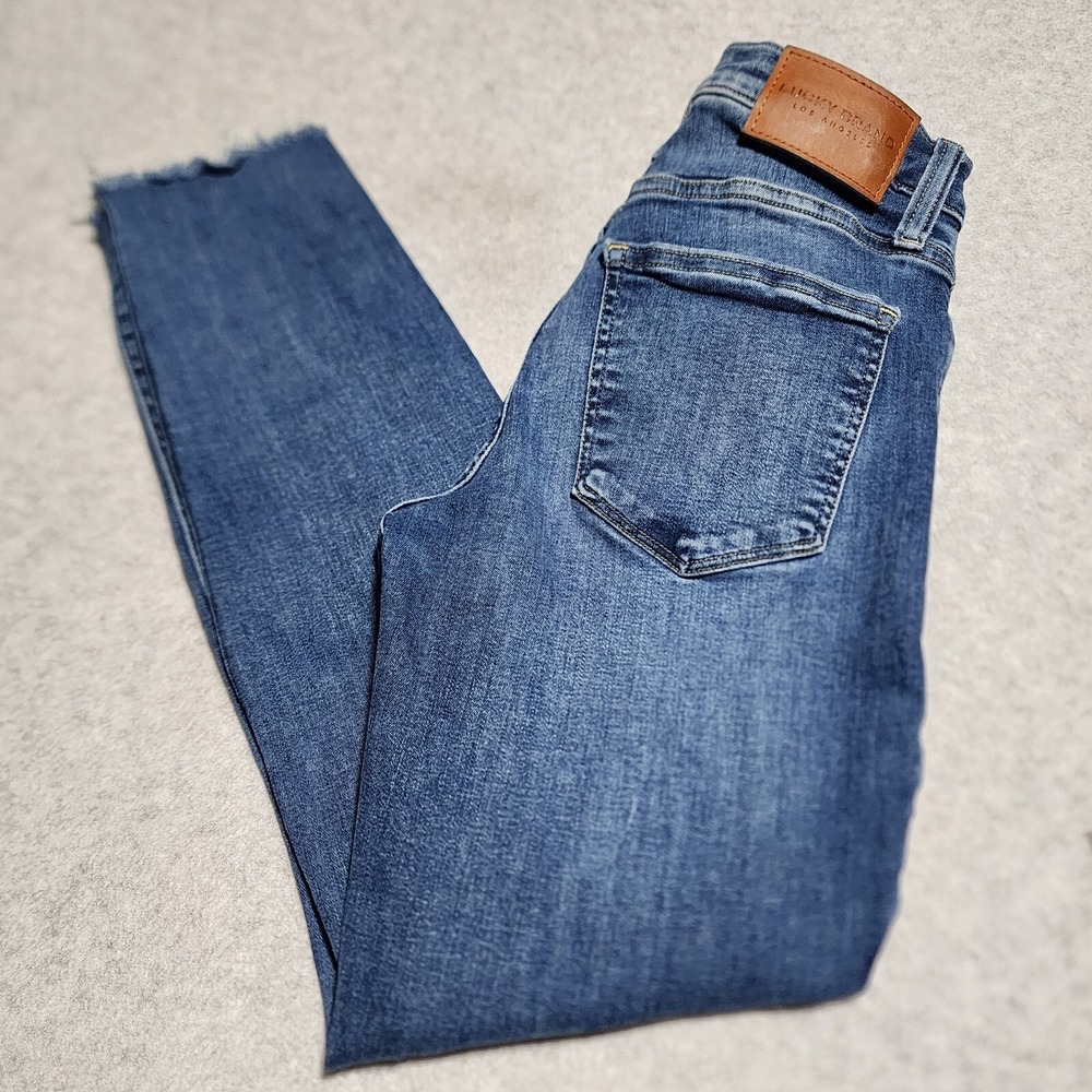 Lucky Brand Mid Rise Ava Super Skinny Distressed Ankle Jean Size 6/28